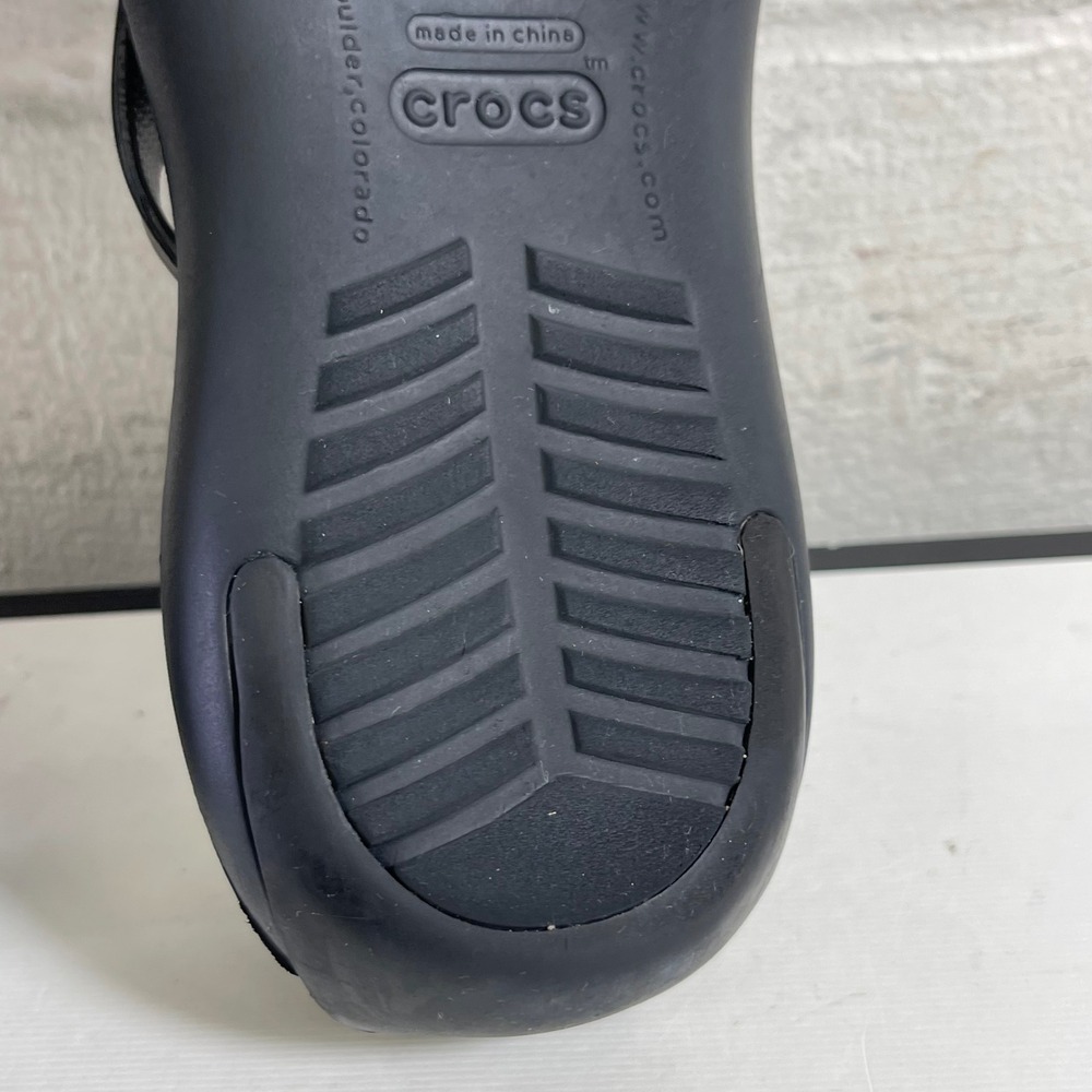 CROCS Black Women's Slingback Flip Sandals - Picture 12 of 12